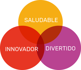 saludable, innovador, divertido